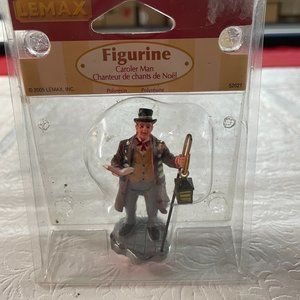Small Caroler Figurine for Christmas Village with original packaging
